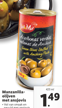Aanbieding: Manzilla olijven met ansjovis