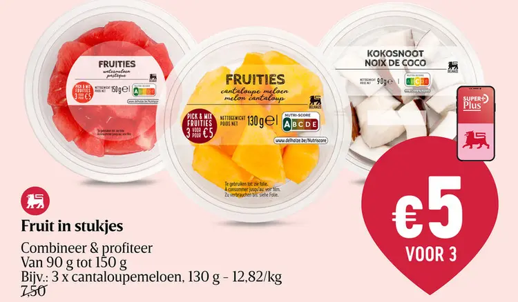 Promotie: Fruit in stukjes