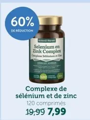 Offre: Complexe de sélénium et de zinc