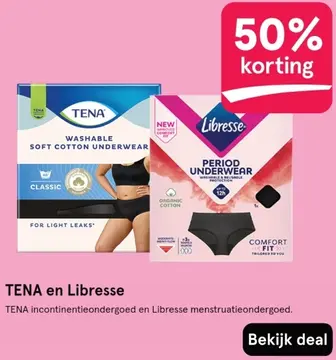 Aanbieding: TENA en Libresse