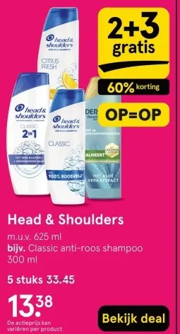 Aanbieding: Head & Shoulders