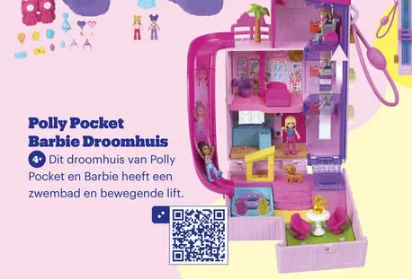 Promotie: Polly Pocket Barbie Droomhuis