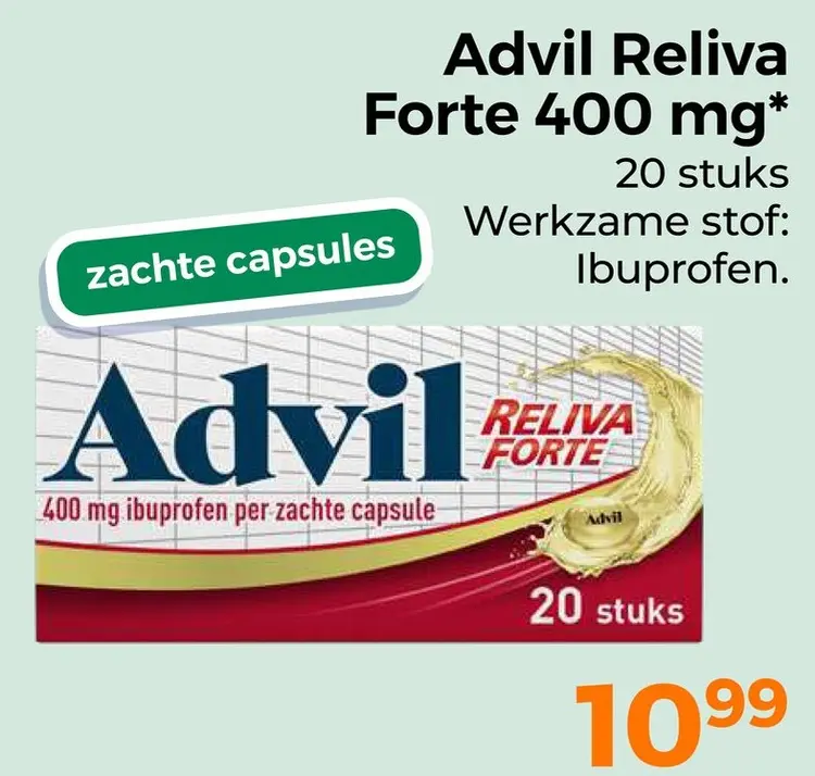 Aanbieding: Advil Reliva Forte 400 mg