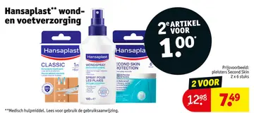 Aanbieding: Hansaplast wond- en voetverzorging