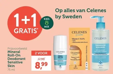 Aanbieding: Mineral Roll-On Deodorant Sensitive Skin