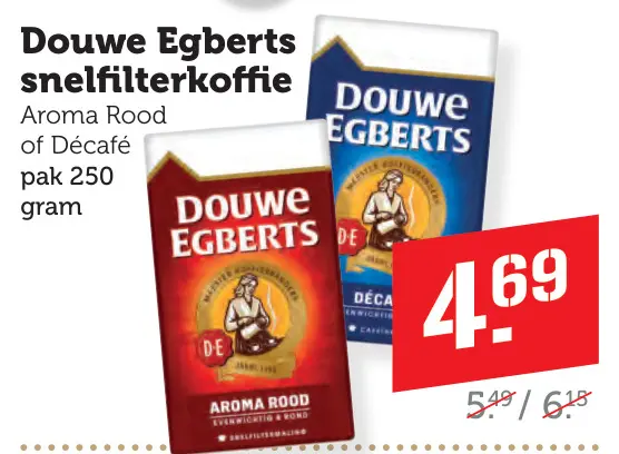 Aanbieding: snelfilterkoffie
