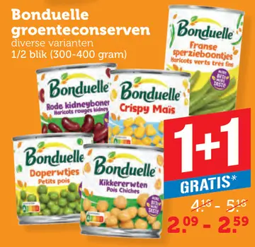 Aanbieding: Bonduelle groenteconserven