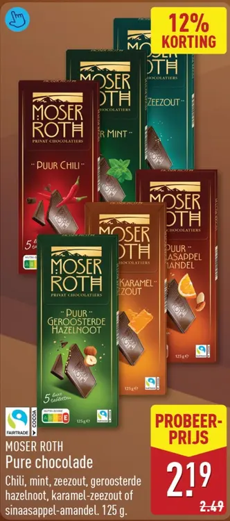 Aanbieding: Pure chocolade
