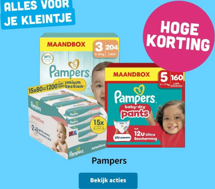 Promotie: Luiers en babydoekjes