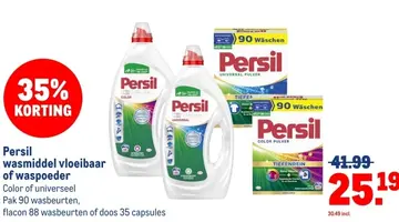 Aanbieding: Persil wasmiddel vloeibaar of waspoeder