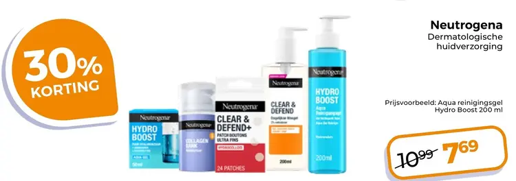 Aanbieding: Neutrogena Dermatologische huidverzorging