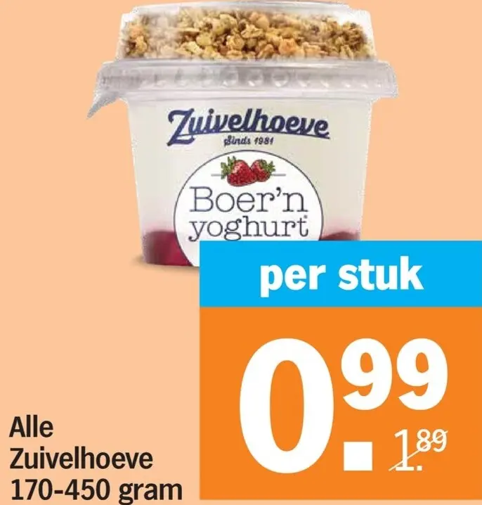 Aanbieding: Boer'n yoghurt