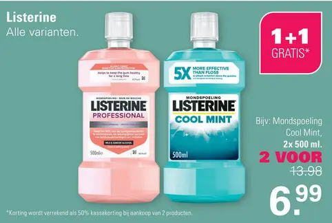 Aanbieding: Mondspoeling Cool Mint