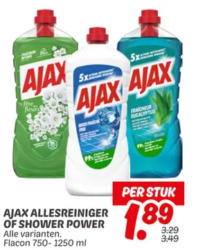 Aanbieding: Allesreiniger of shower power