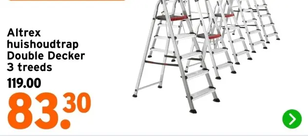 Aanbieding: Altrex huishoudtrap Double Decker
