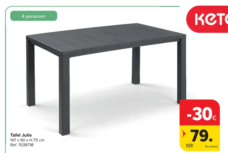 Promotie: Tafel Julie