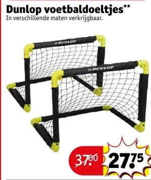 Aanbieding: voetbaldoeltjes