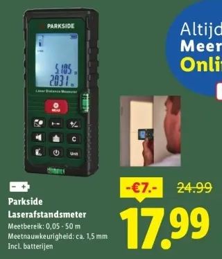 Aanbieding: Laserafstandsmeter