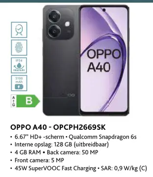 Aanbieding: Oppo a40 - opcph2669sk