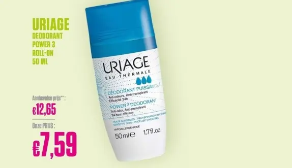 Promotie: Deodorant power 3 roll-on