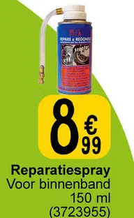 Aanbieding: Reparatiespray voor binnenband