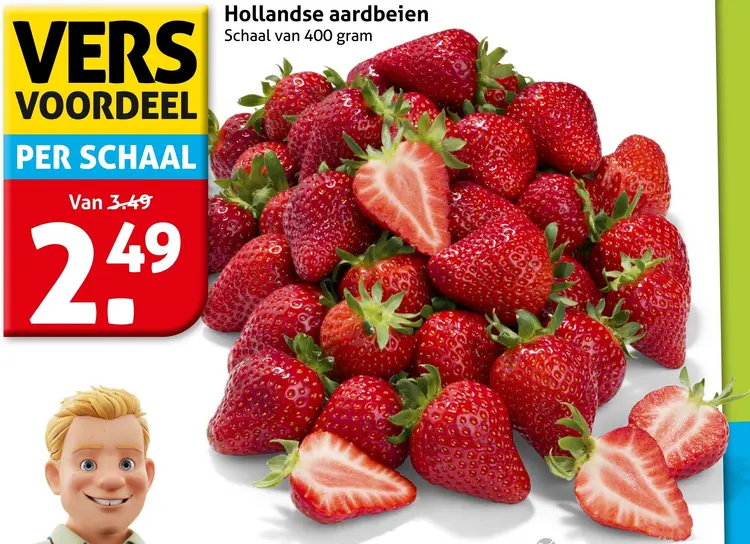 Aanbieding: Hollandse aardbeien