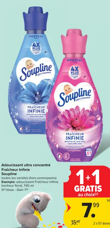 Offre: Adoucissant ultra concentré Fraîcheur Infinie