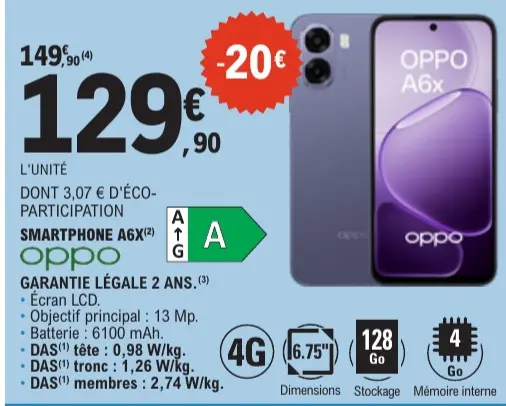 Promotie: Smartphone a6x