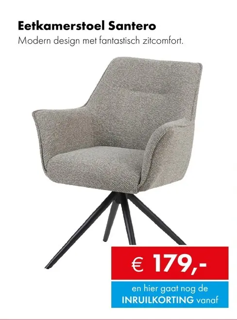 Promotie: Santero eetkamerstoel