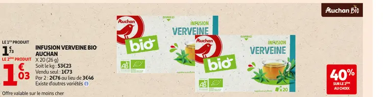 Offre: Infusion verveine bio