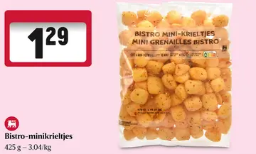 Aanbieding: Bistro-minikrieltjes