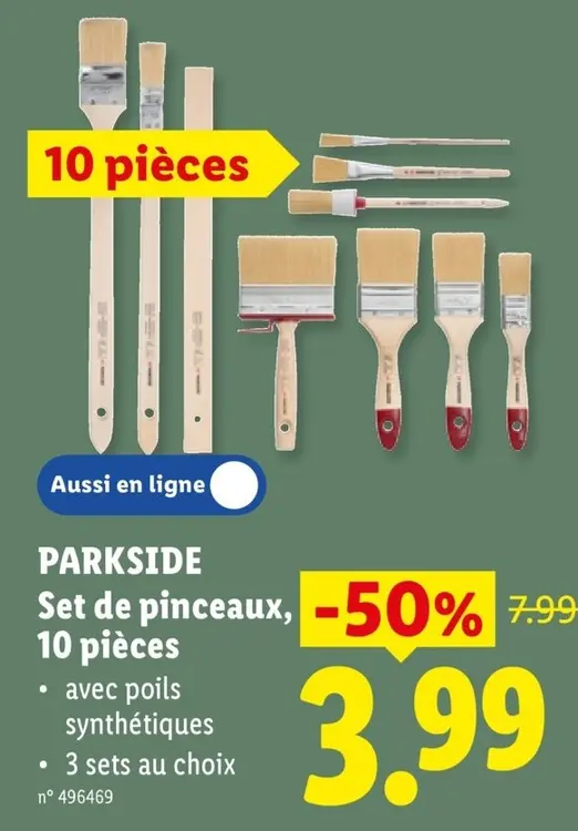 Offre: Set de pinceaux