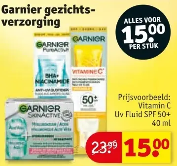 Aanbieding: Garnier gezichtsverzorging