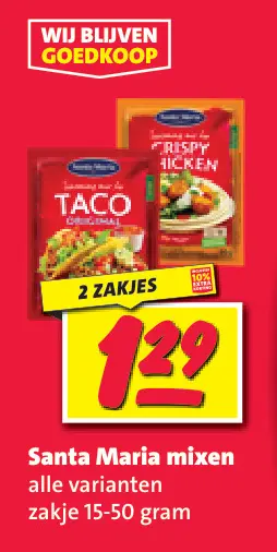 Aanbieding: Santa Maria mixen