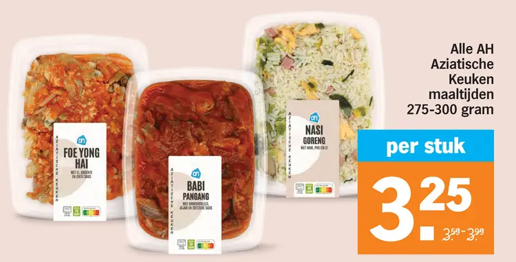 Aanbieding: Alle AH Aziatische Keuken maaltijden