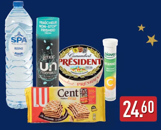 Promotie: SPA Reine Natural Mineral Water, Lenor Unstop