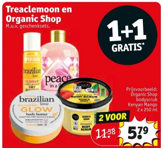 Aanbieding: Treaclemoon en Organic Shop