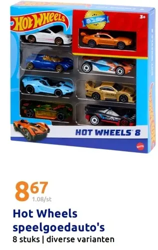 Promotie: Hot Wheels speelgoedauto's