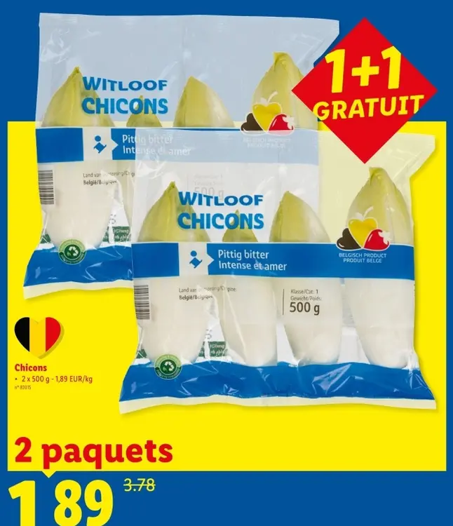 Offre: Witloof chicons