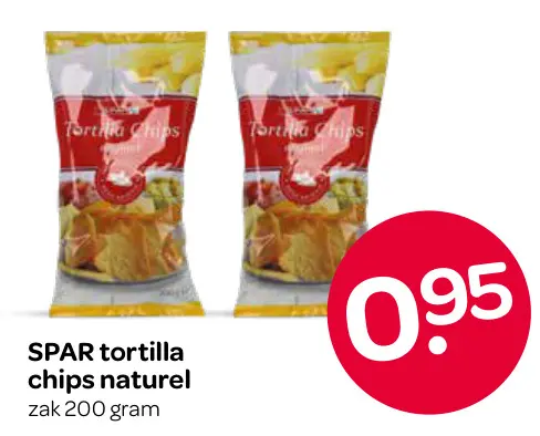 Aanbieding: Tortilla chips naturel
