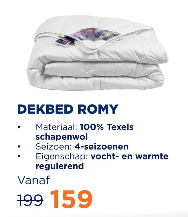 Aanbieding: Dekbed romy