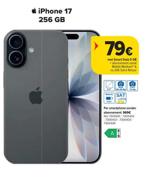 Aanbieding: iPhone 17