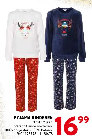 Aanbieding: Pyjama kinderen