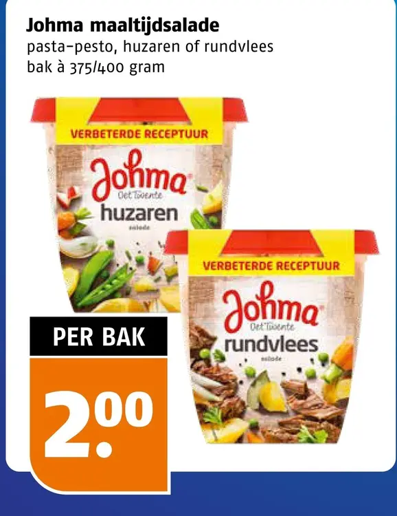 Aanbieding: Johma maaltijdsalade