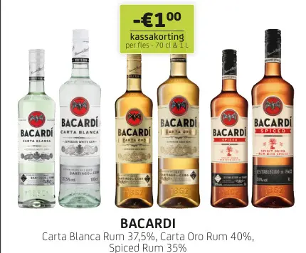 Promotie: Bacardi Rum