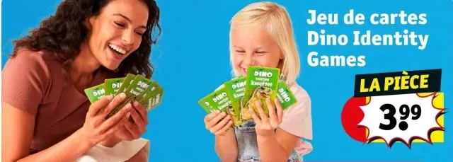 Offre: Jeu de cartes Dino Identity Games