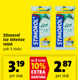 Aanbieding: Stimorol ice intense mint