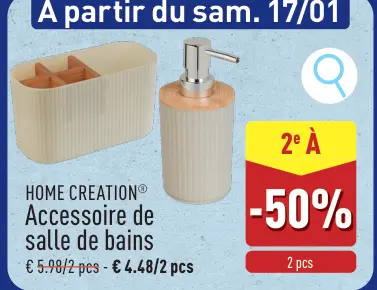 Offre: Accessoire de salle de bains