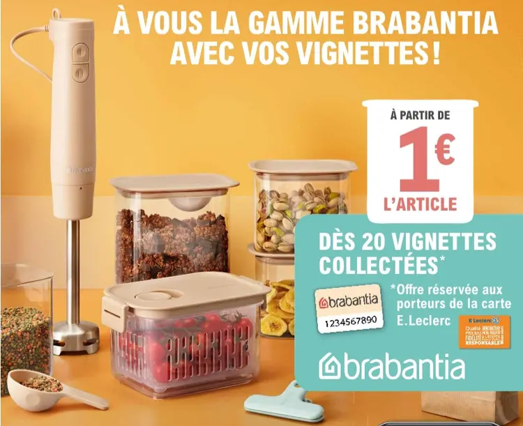 Offre: Gamme de boîtes de conservation et mixeur plongeant