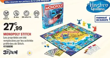 Offre: MONOPOLY STITCH